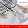 Creative Stainless Steel Handheld Egg and Batter Mixer with Printable Logo