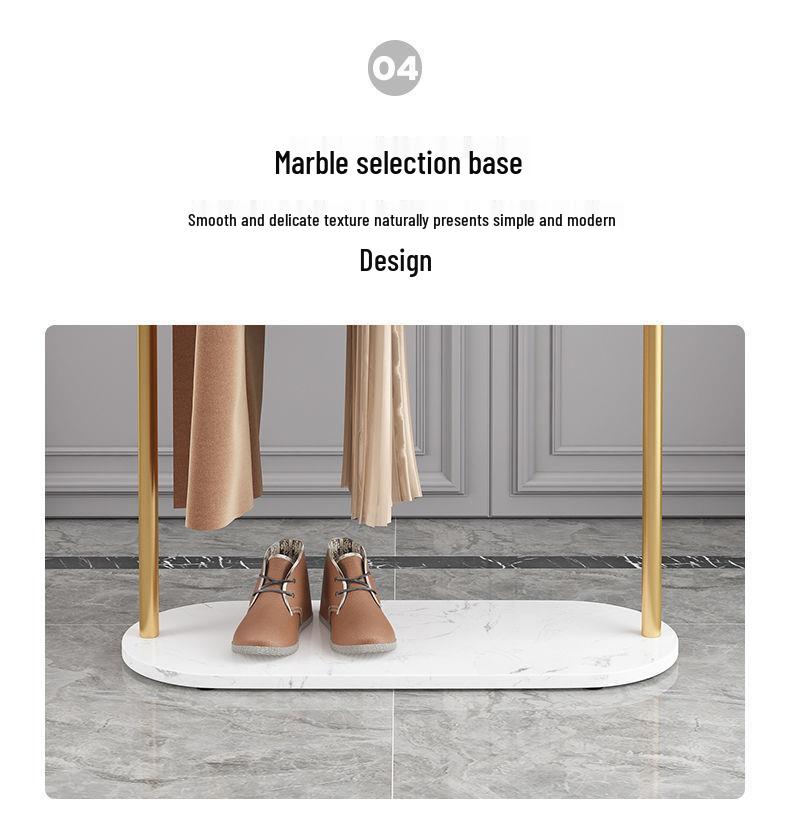 Floor-Standing Multifunctional Clothes Rack for Bedroom and Living Room