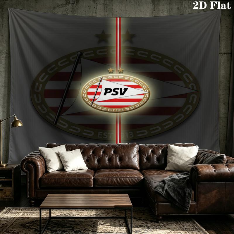 PSV Eindhoven Printed Tapestry – Wall Hanging for Bedrooms, Dorms, and Home Decor