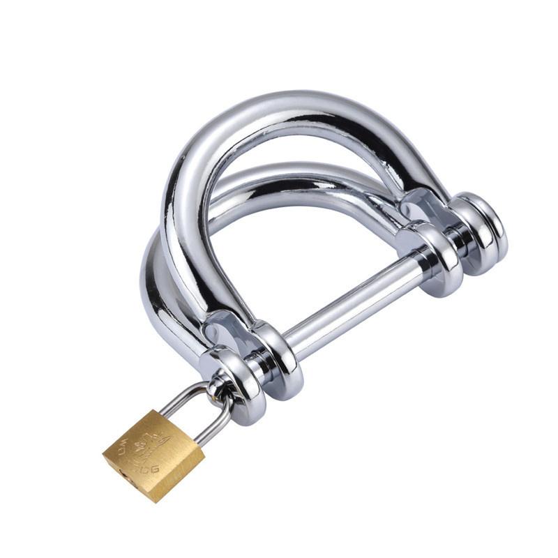 Metal Detachable Steel Handcuffs with Locks and Keys BDSM Slave Role Playing Sex Toy Tool Products Suitable for Adults