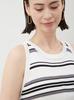 Mira Owen Border Crew Neck American Knit 09WNO252062 Women's Dress,