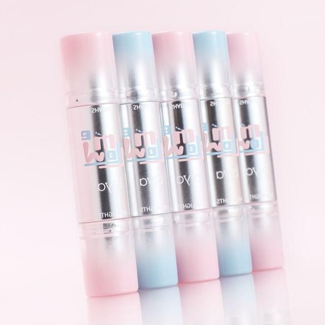 biya - Joyful Dual-Ended Contour Stick - 2 Shades DO02# Pink Coffee - 3.6g