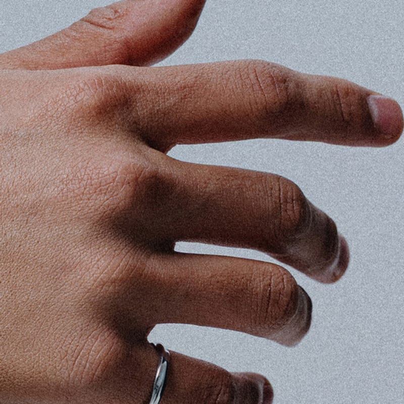 SCALETTO BLACK WSM014 Twist Wave Ring