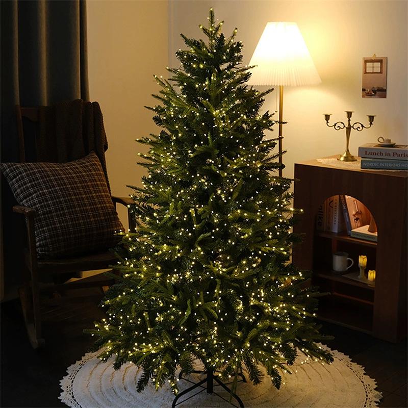 LED Christmas Copper Wire Starry String Lights for Festive Decoration.