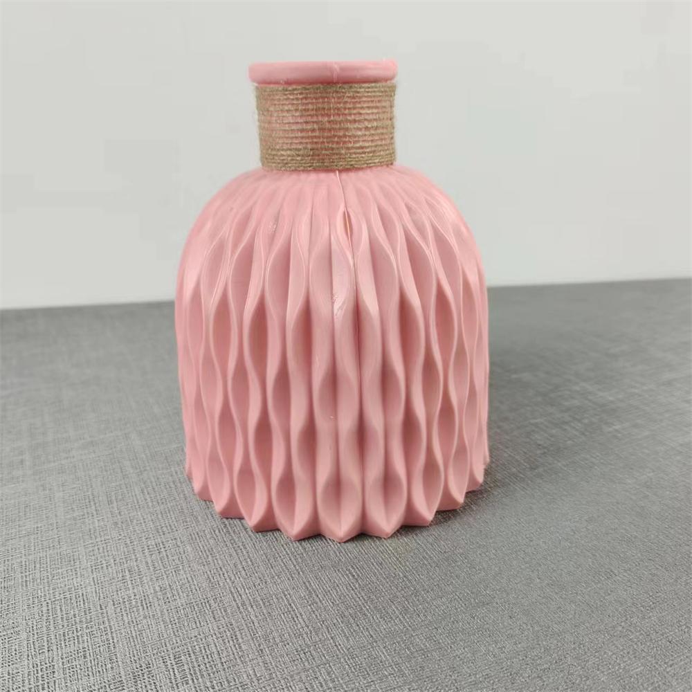 Vase For Wedding Birthday Decor Plastic Flower Arrangements Home Decoration Vase Flower Narrow Opening Fashion Abs