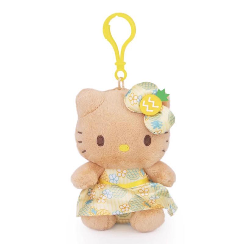 Sanrio Hello Kitty Plush Keychain With Soft Short Pile For Girls And Collectors