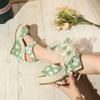 Fashion Fashion Womens Shoes  Clogs Wedge Black Platform Sandals Muffins Shoe High Heels Open Toe Large Size Luxury Espadrilles Thic