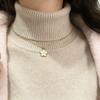 Sakura Hyuna Style Enamel Pendant Necklace - Light Luxury Niche Jewelry