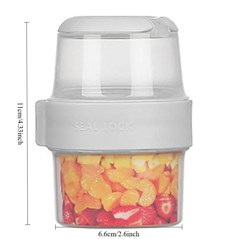 

300/480/670/870/1070ML Double-layer Food Storage Box Sealed Container Oat Nut Yogurt Salad Cup Portable Food Container 2-tier