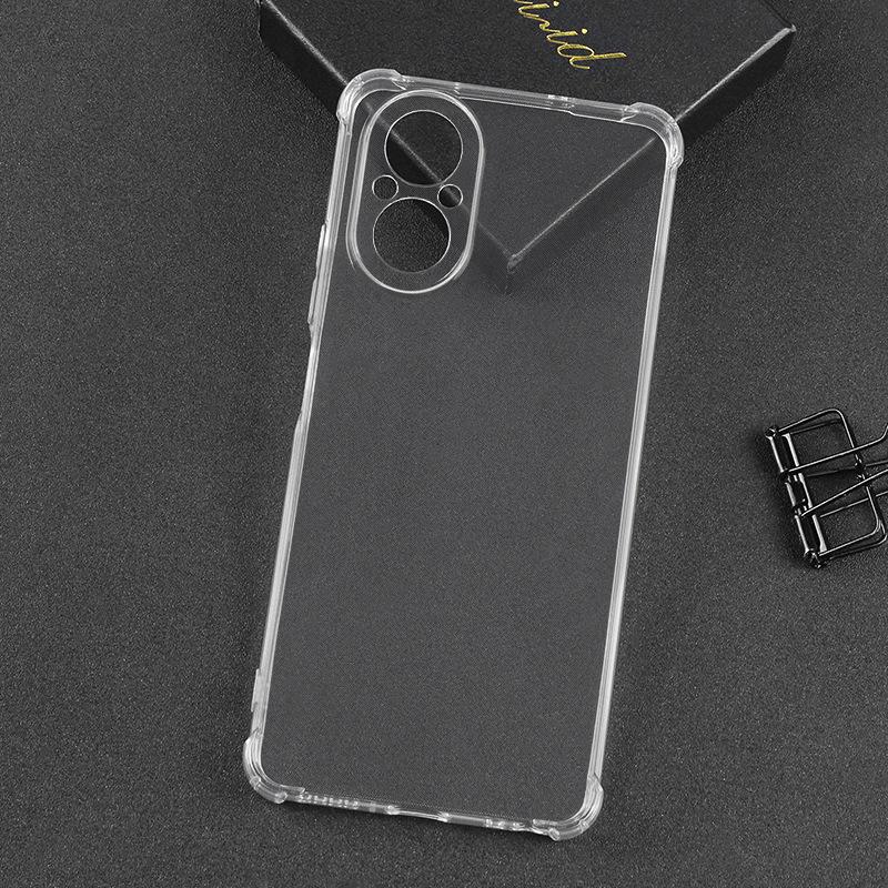 Suitable for OPPO RENO16 four-corner anti-drop transparent mobile phone case RENO 15F anti-yellow TPU soft case protective case