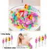 Small Size Banana Knife Keychain Fun Key Pendant Decompression Toy Small Size Carrot Knife Soft Rubber Material