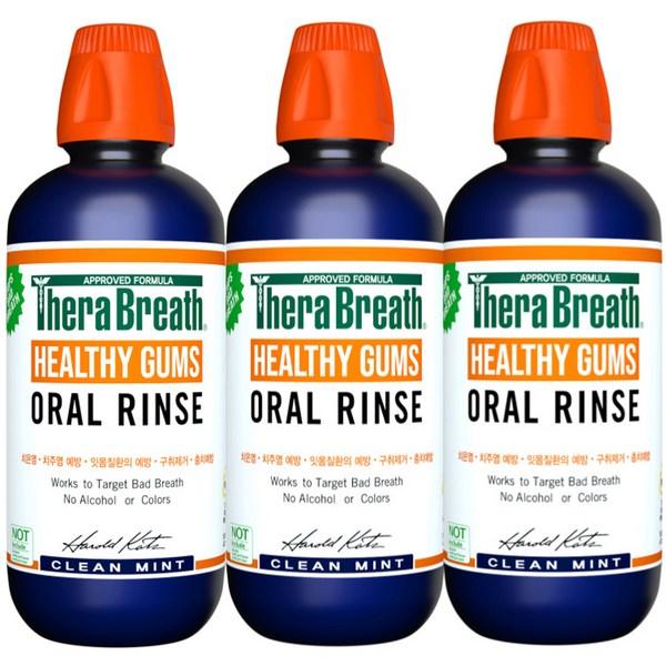 

Ополаскиватель для полости рта Thera Breath Clean со вкусом мяты, 473 мл, 3 шт.