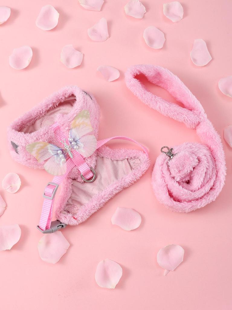 Explosion-Proof Vest-Style Dog Harness with Breathable Fabric for Small Pets