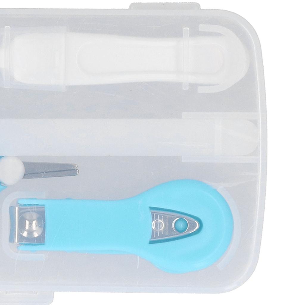 Baby Nail Kit Clipper Scissors Tweezers Nail File   Tools for Infant Manicure Pedicure
