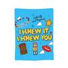 Cowgirl Girl I Knew It I Knew You Knitted Blankets TS5 Fuzzy Throw Blanket Summer Air Conditioning Printed Lightweight Bedsprea,