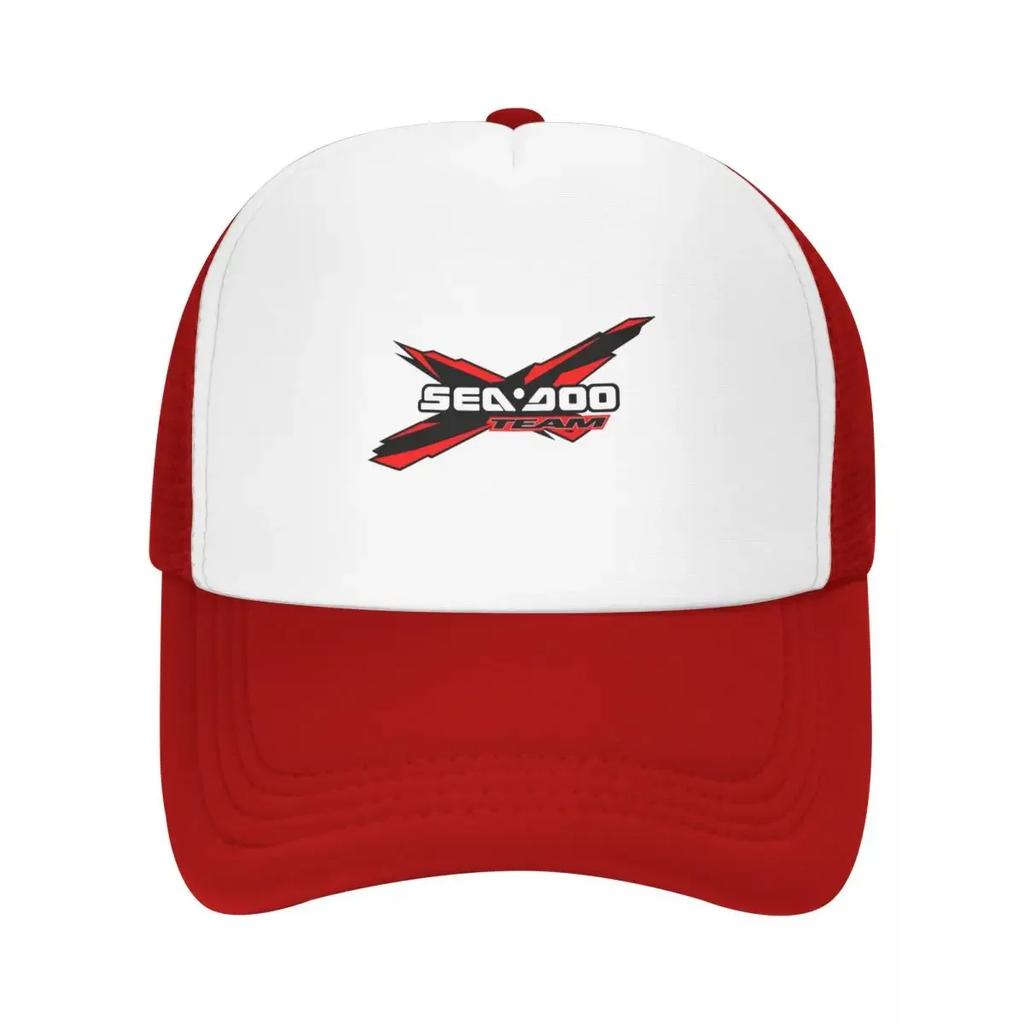 Sea Doo Team Rxt Brt Logo Marine Racing PerforUnisexce Baseball Cap Trucker Hats Breathable Summer