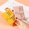 Luxury Brand Leather Credit Card Holder Women Short Zipper Coin Purse Designer Mini Clutch Wallet Female Money Bag Small Wallets