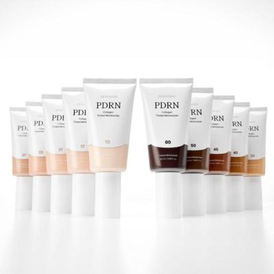 Nawilżający krem koloryzujący PDRN Collagen 50ml Nawilżający krem rozświetlający z PDRN i kolagenem Koreański Makijaż Pielęgnacja Skóry (Wybierz 1 kolor)