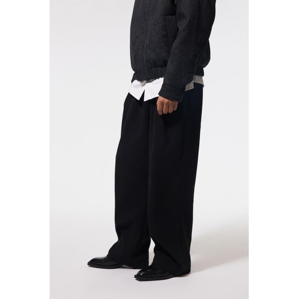 H M Sweatpants Loose Fit Black