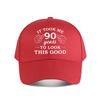 Funny th Birthday Baseball Cap Fashion Unisex Sunhat Womens Outdoor Sports Snapback Cap