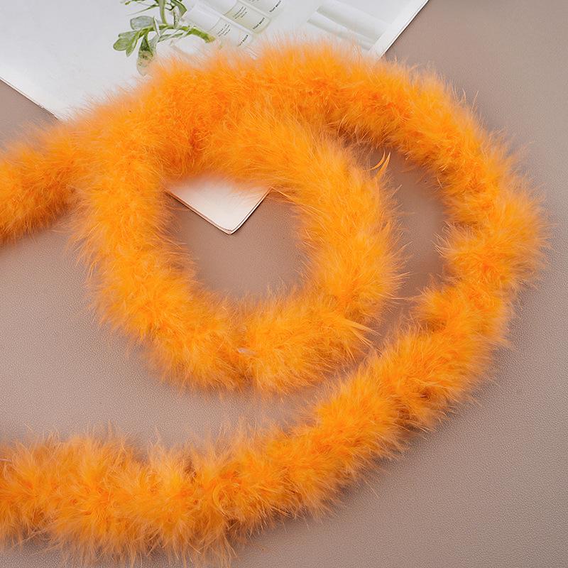 Colorful Turkey Feather Strips for DIY Crafts and Christmas Decorations