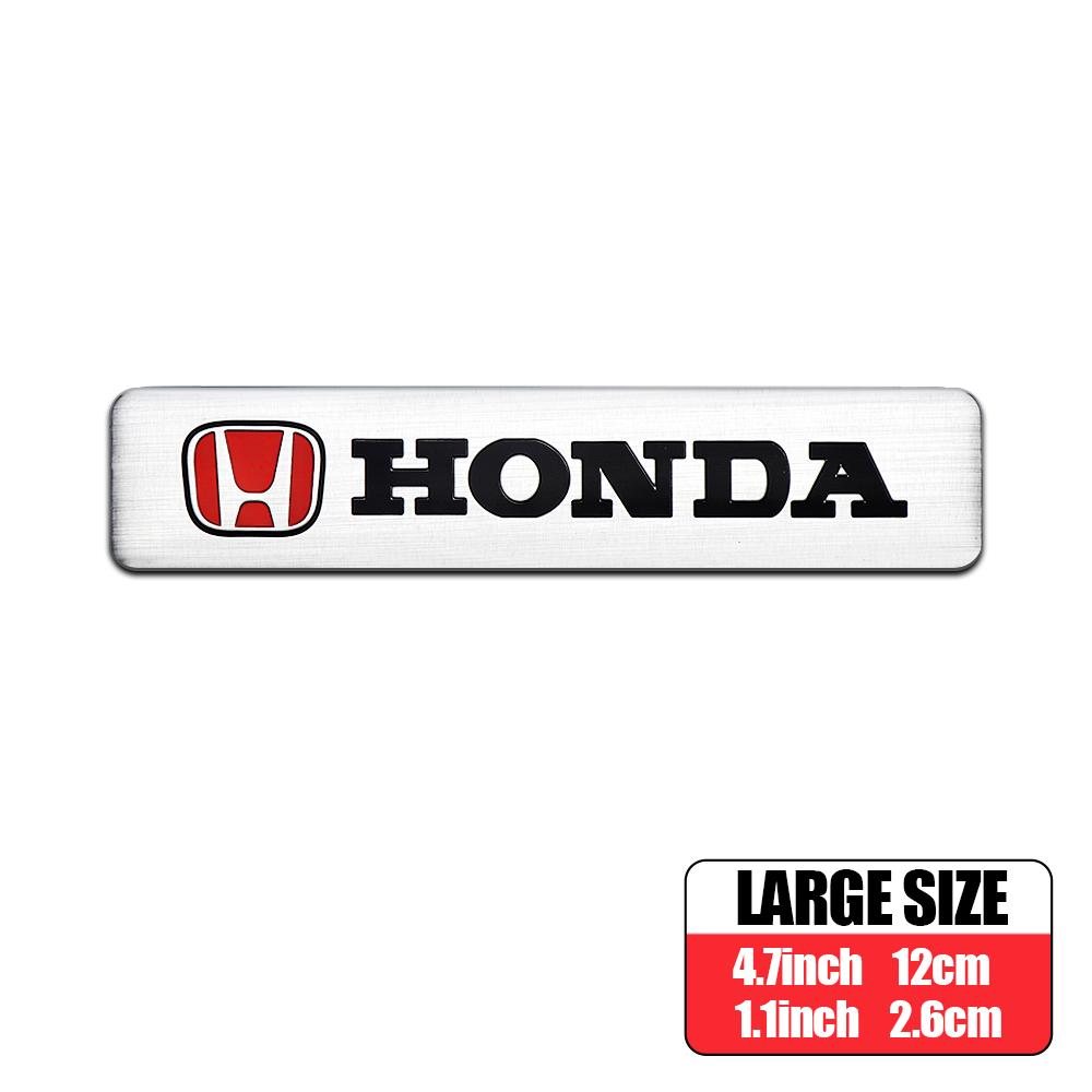 

Алюминиевая наклейка-значок для автомобиля, аксессуары для украшения кузова и багажника для Honda CRV HRV Civic Accord Fit Jazz City Odyssey белый