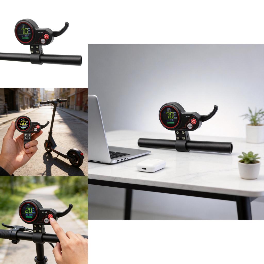 Tableau de bord de trottinette électrique en alliage pour un contrôle précis