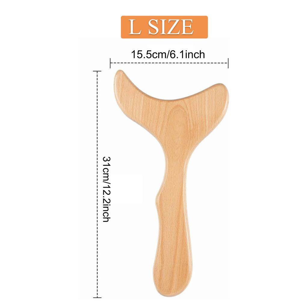 Holztherapie Massagegerät Holz Lymphdrainage Massager Körperformungswerkzeuge für Maderoterapy, Gua Sha, Muskelentspannung
