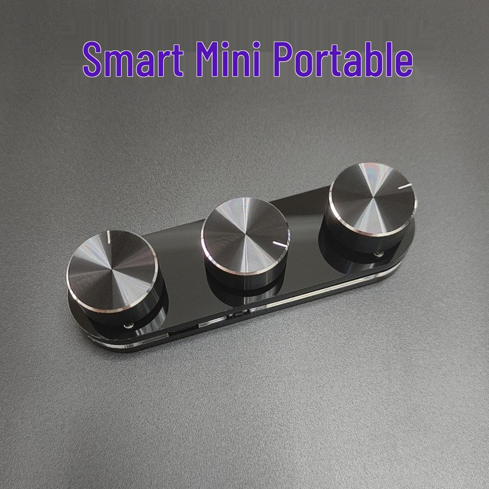 USB Wired/Wireless Bluetooth Multimedia Controller: Custom Mini Keyboard & Computer Speaker Control