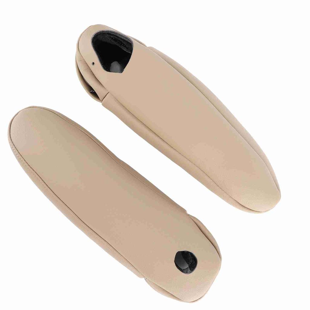 2Pcs Car Seat Armrest Synthetic Leather Cover for Lexus RX 300 330 350 2003?2009Beige