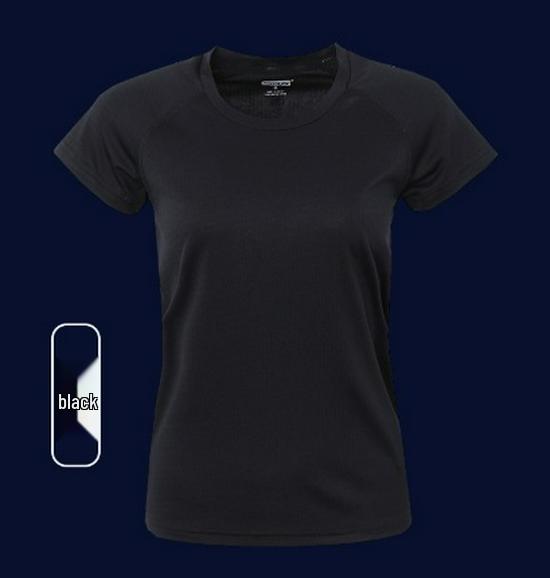 

Быстросохнущая антибактериальная спортивная футболка с коротким рукавом для бега, йоги и фитнеса XL - Up to 65 kg