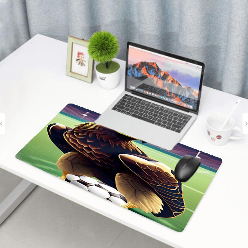 Go Ahead Eagles Print Mouse Pad, Anti‑Slip Desktop keyboard Mat, for PC Laptop Gaming Working Daily Use, Cool Festival Surprise Gift