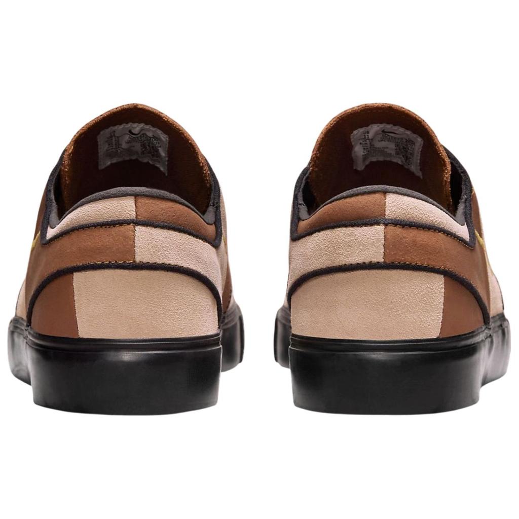 Nike SB Zoom Janoski OG+ Premium Light British Tan Hemp Black Saturn Gold Men's Skate Shoes HQ1629-200