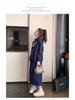Korean Style Autumn Plus Size Slimming Hooded Sweatshirt and Skirt Two-Piece Set for Women