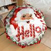 1pc Christmas Candy Cane Santa Umbrella with Plastic Handle,Suitable for All Seasons Home Travel Outdoor UmbrellaDD528