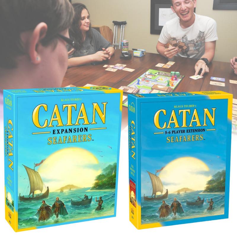 Engaging English Edition Catan Island Board Game 5th Edition 5-6 Player Expansion Party Cards
