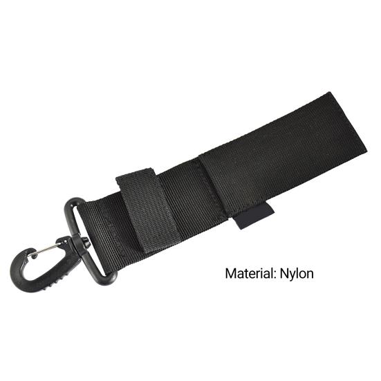 Scissor Storage Bag 360-Degree Rotating Buckle Wear Resistant Nylon Easy-Carry Scissor Pouch Diving