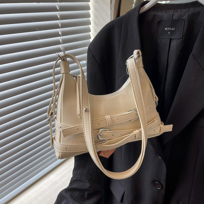 Versatile Crossbody Bag for Women Red Wine Shoulder Bags Monochromatic Texture Fashionable Shopping and Travel Women's Bags