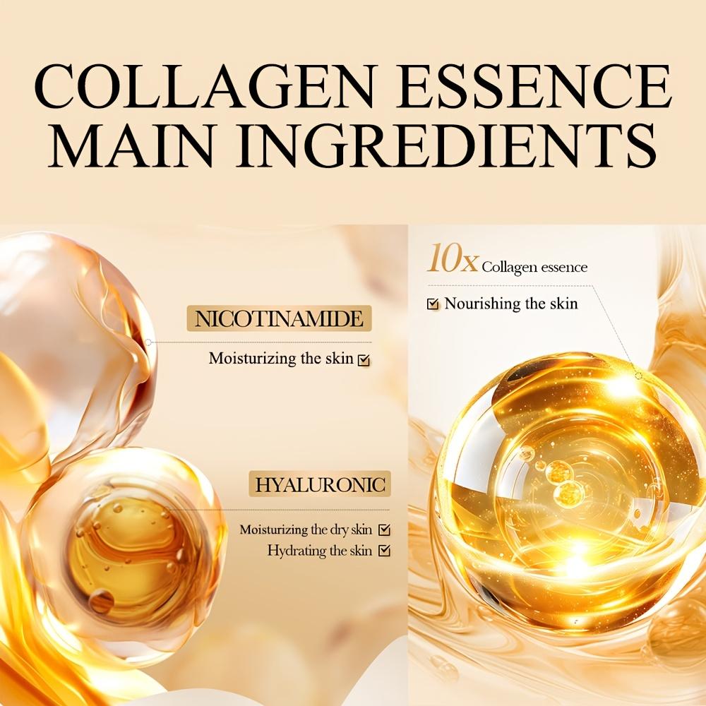 30pcs Collagen Cream Moisturizing Hydrating  Capsule Essence Anti-aging Facial Moisturizing Brightening Firming Facial Essence Skincare