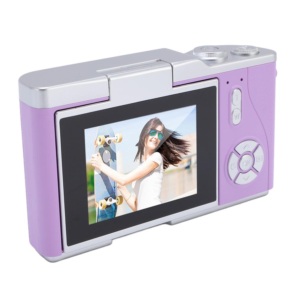 Digital Camera 4K 48MP 18x Zoom Auto   2.4 Inch Screen Built in Fill Light Compact Students Camera for Daily Travel