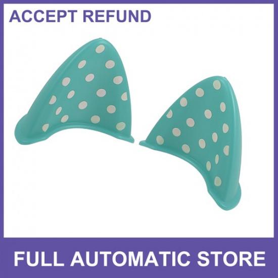

TWO Bicycle Motorcycle Self Adhesive TPU Cat Ears Shape Decoration Universal