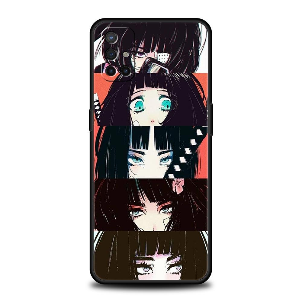 Japanese Style Anime Girl For OnePlus 10 Pro 9 8T 8 Nord N10 7 7T 9R Phone Case For 1+ Nord 2T CE 2 N100 N200 Z 5G Soft Cover