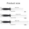 Ceramic Sharpening Rod Ceramic Honing Rod for Professional Home Cook Ceramic Cutter Sharpener Honing Sharpener