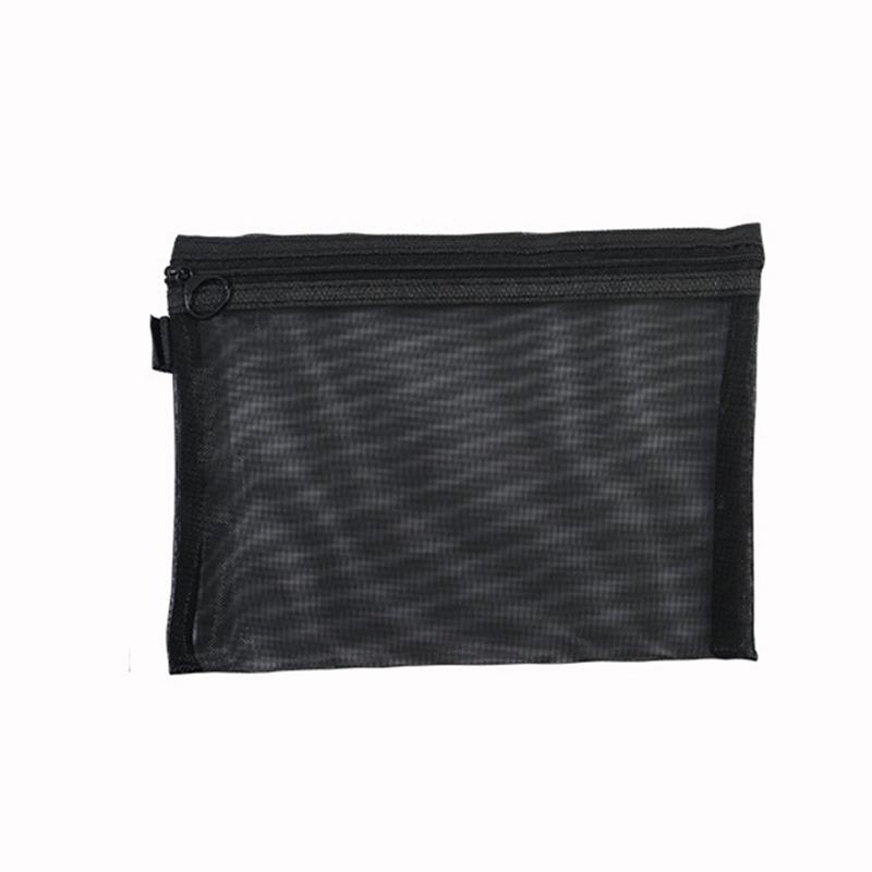 1/3PCS Mesh Hard Disk Card Reader Bags Portable Earphone Data Cable Chargers Storage Bag U Disk Zipper Pouch Travel Organizer