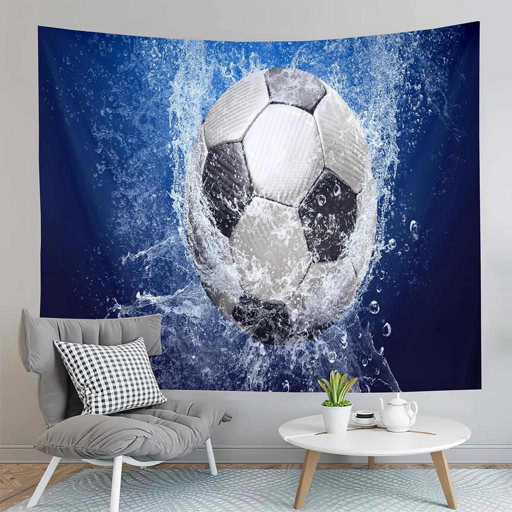 Football Tapestry, Stadium   Fans  Art Living Room Bedroom Wall Hanging Tapestry