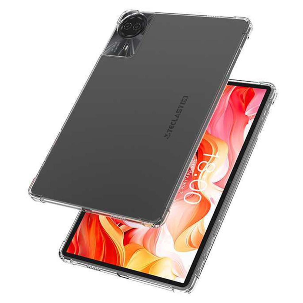 Voor Teclast T50 Plus Hoesje Vierhoekige Schokbestendige Transparante Tablet TPU Cover