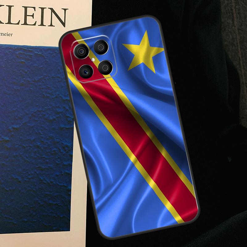 Congo Democratic Republic Flag Case For Honor 200 Pro X9b X9a X8b X8a X8 X9 X9c 50 70 90 Lite Honor Magic 7 5 6 Pro Cover