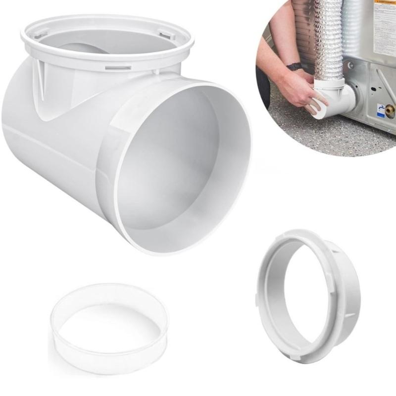 Practical Flexible Dryer Air Pipe Connector Heat Resistant Construction for Small Spaces and Improved Energy Efficiency