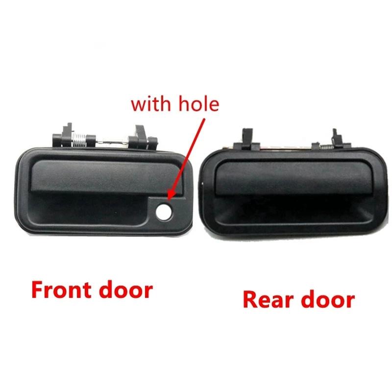 Ac29-Car Black Exterior Door Handles Replacement For Isuzu Rodeo Pickup 1998 1999 2000 2001 2002 2003