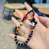Disney Cartoon Mickey und Minnie Handy-Lanyard Niedlicher Puppen-Stil Lanyard-Anhänger für Männer und Frauen Modischer Tragbarer Schlüsselanhänger